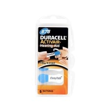 Duracell hearing aid battery ZA675 6pcs