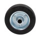 100mm rubber wheel, load capacity 70 kg 4000 - 100x30