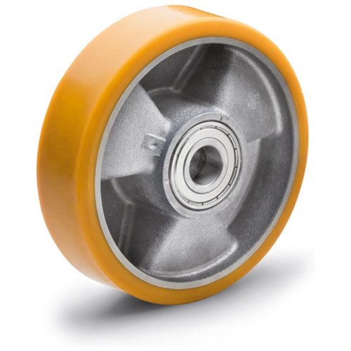 150mm polyurethane wheel, load capacity 600 kg RE.F5-150-RSL 150mm polyurethane wheel, load capacity 600 kg RE.F5-150-RSL