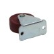 30mm rubber wheel with mounting plate, load capacity 15 kg N161030