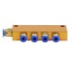 4-way lubrication system distributor, 1x6mm 4x4mm