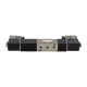 4V130C-M5 DC24V 5/3 monostabilus NC M5 solenoidinis vožtuvas