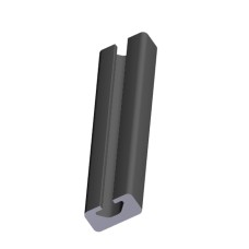 Aluminum profile 10x20mm - slot 5mm - 1000mm