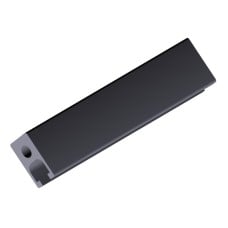 Aliuminio profilis 13x21.5 su vienu grioveliu 6mm - 1000mm
