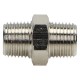 Nipple G 1/8 M, nickel-plated brass, L19.5mm