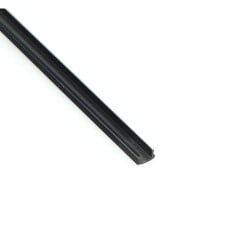 Apvalus profilis PVC laidams, juodas 30-6