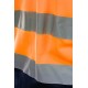 Brixton flash orange polo shirt - size XXL