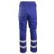 Brixton snow blue waist pants with reflective strips - size L