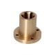 Bronze splined bushing 26 x 32 with collar