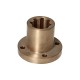 Bronze splined bushing 32 x 38 with collar