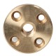 Trapezoidal brown nut with collar 10x3 reduced left-handed