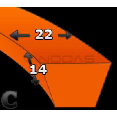C 6300.Stomil V-belt C 6300.Stomil V-belt