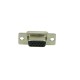 D-Sub Canon 15p track socket, straight soldered female 