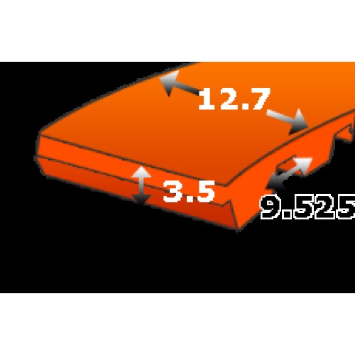 Toothed belt 390-L 025 z104 Toothed belt 390-L 025 z104