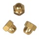 DIN 1587 M10 nut, brass (100 pcs.)