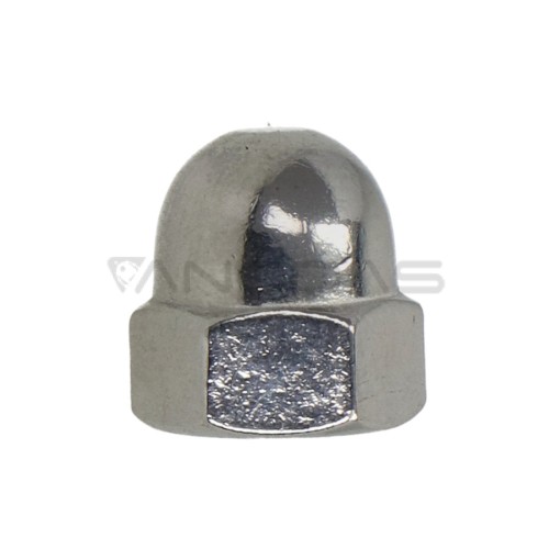 DIN 1587 M8 veržlė, A2 nerūdijantis plienas. (200 vnt.) DIN 1587 M8 veržlė, A2 nerūdijantis plienas. (200 vnt.)