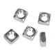 DIN 557 M5 nut, class 5 steel, galvanized (100 pcs.)