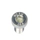 DIN 7984 M6x12 screw, class 8.8, white galvanized (100 pcs.)