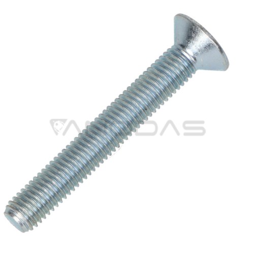 DIN 7991 varžtas M8x18 klasė 10.9 cinkuotas baltas (100 vnt.)  DIN 7991 varžtas M8x18 klasė 10.9 cinkuotas baltas (100 vnt.)