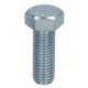 DIN 933 screw M10x160 class 8.8 galvanized white (10 pcs.)