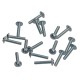 DIN 967 M6x8 metal screw with washer head (100 pcs.)