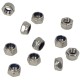 DIN 985 M4 A4 nut, stainless steel, (100 pcs)