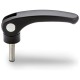 Eccentric clamping lever LAC.63-p-M6x50 - positioning without adjustment nut, pin with threaded shank with st Eccentric clamping lever LAC.63-p-M6x50 - positioning without adjustment nut, pin with threaded shank with st