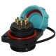 Electrical connector TS21FS09 5A/500V