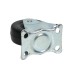 Fixed rubber furniture wheel fi 50mm with mounting plate, load capacity 30 kg 2029 - 50x22