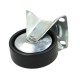 Fiksuotas plastikinis ratas 4082 - 100x34 - keliamoji galia 90 kg