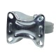Fixed wheel fi 100mm rubber with mounting plate, load capacity 70 kg 4022 - 100x30