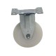 Fixed wheel fi 100mm plastic with mounting plate, load capacity 145 kg 3022 - 100x30