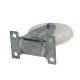 Fixed wheel fi 100mm plastic with mounting plate, load capacity 145 kg 3022 - 100x30