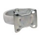 Fixed wheel fi 125mm plastic with mounting plate, load capacity 130 kg 4085 - 125x37