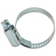 Flowmatik screw-type clamp, 20-32 mm, width 10 mm, steel W1