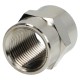 Sleeve G 1/4 GW, internal thread, nickel-plated brass