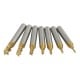 End milling cutter set, 4 flutes, 1.5-6.0mm, AlTiN, 7 elements