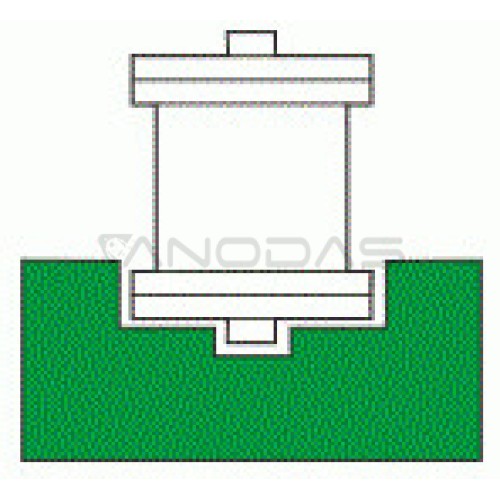 Grandinės kreiptuvo profilis 3 – 3/8 x 7/32 – H15 2000 mm  Grandinės kreiptuvo profilis 3 – 3/8 x 7/32 – H15 2000 mm