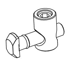 Quick connector 0 degrees 45-10