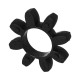 Rubber insert GH 48/60 black - 94 Shore