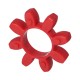 Guminis įdėklas GH 48/60 raudonas - 98 Shore Guminis įdėklas GH 48/60 raudonas - 98 Shore