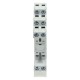 GZT80 grey relay socket for DIN35 rail, screw-on panel, without clamp