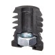 Insert for round profiles NDL.T-28x2-M10 - technopolymer