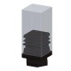 Insert for square profiles NDA.Q-45-M22x30 - with adjustable foot, technopolymer