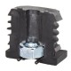 Insert for square profiles NDL.Q-35x1-2-M10 - technopolymer Insert for square profiles NDL.Q-35x1-2-M10 - technopolymer