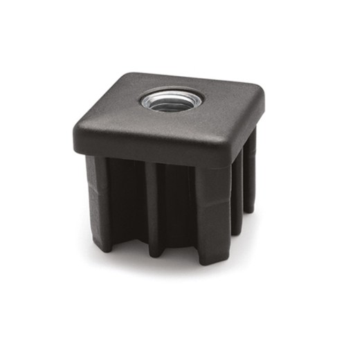 Insert for square profiles NDX.Q-40x1.2-M12 - technopolymer Insert for square profiles NDX.Q-40x1.2-M12 - technopolymer