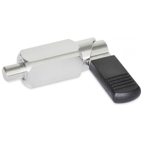 Indexing pin with lever GN 612.3-12-20-B-NI - stainless steel Indexing pin with lever GN 612.3-12-20-B-NI - stainless steel