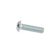 ISO 7380-1 screw M10x16 class 10.9 galvanized white (100 pcs.)