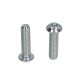 ISO 7380-1 screw M5x14 class 10.9 galvanized white (100 pcs.)