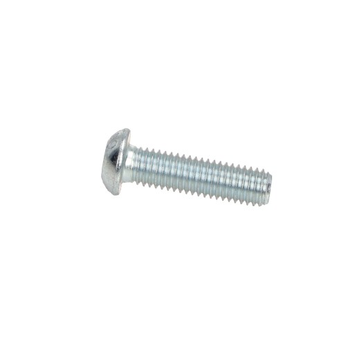 ISO 7380 M6x50 screw, class 10.9, white galvanized (100 pcs.) ISO 7380 M6x50 screw, class 10.9, white galvanized (100 pcs.)